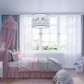 Lampa wisząca sufitowa KOTY 40 cm do pokoju dziecięcego dla dziecka. Żyrandol zwierzęta. Wnętrze [2]