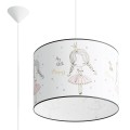 Lampa wisząca sufitowa 40 cm do pokoju dziecięcego dla dziecka. Księżniczka.