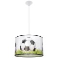 Lampa wisząca sufitowa 40 cm do pokoju dziecięcego dla dziecka. Piłka nożna na trawie