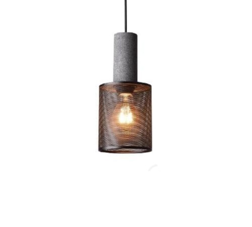 Lampa wisząca żyrandol BetonoveLove, jeden klosz 12 cm, E27 LDW12x26E27-11