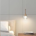 Lampa wisząca żyrandol LED Lamp Infinity gruszka, jeden klosz przezroczysty 10 cm, 4000 K LDW10NW4-15 - wnętrze