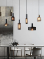 Lampa wisząca żyrandol BetonoveLove, jeden klosz 12 cm, E27 betonowa