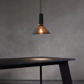 Lampa wisząca żyrandol BetonoveLove, jeden klosz 21 cm, E27 betonowa [6]