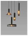 Lampa wisząca żyrandol BetonoveLove, jeden klosz 21 cm, E27 betonowa [7]