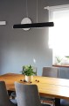 Lampa sufitowa LED Simply The Best czarna / kinkiety lampy sufitowe / do jadalni / nad wyspę kuchenną  LDW16NW-3-B [6]