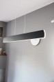 Lampa sufitowa LED Simply The Best czarna / kinkiety lampy sufitowe / do jadalni / nad wyspę kuchenną  LDW16NW-3-B [9]