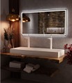 Lustro LED prostokątne 120x60 cm ścianialne zmiana barwy światła włącznik dotykowy mata grzewcza łazienkowe do łazienki pokoju przedpokoju hotelu.jpg