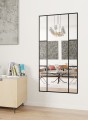 Lustro ze szprosami LOFT wiszące stojące czarne idealne do pomieszczeń w stylu loft pionowe lub poziome.jpg