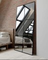 Lustro ze szprosami LOFT wiszące stojące czarne idealne do pomieszczeń w stylu loft pionowe lub poziome 6.jpg