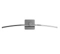 Kinkiet LED chrom 60 cm Barwa neutralna Lampa nad okrągłe lustro lub obraz Lampa LDK600NW-40 [3]