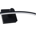 Kinkiet LED czarny 40 cm Barwa neutralna Lampa nad okrągłe lustro lub obraz Lampa LDK400NW-40-B [6]