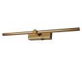 Kinkiet LED złoty 48 cm NA BATERIE Barwa naturalna nad obraz lub lustro USB LDK480NW-32-G-USB [2]
