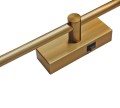 Kinkiet LED złoty 48 cm NA BATERIE Barwa naturalna nad obraz lub lustro USB LDK480NW-32-G-USB [5]