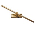 Kinkiet LED złoty 48 cm NA BATERIE Barwa naturalna nad obraz lub lustro USB LDK480NW-32-G-USB [9]