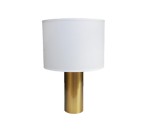 Biało-złota lampa do sypialni / salonu / na szafkę nocną, do czytania lampka do domu, hotelu, pensjonatu LDLNE14-WG