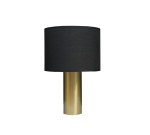 Czarno-złota lampa do sypialni / salonu / na szafkę nocną, do czytania lampka do domu, hotelu, pensjonatu LDLNE14-BG