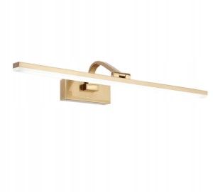 Kinkiet LED złoty 41 cm Barwa naturalna Nad lustro Nad obraz LDK410NW-36-G