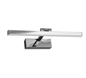 Kinkiet LED chrom  40 cm barwa neutralna 4000 K Lampa nad obraz lub lustro Back to Black&White