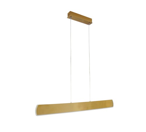 Minimalistyczna lampa LED złota sufitowa wisząca Barwa neutralna żyrandol LDW16NW-3-G