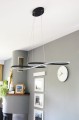 Lampa sufitowa wisząca LED czarny żyrandol Barwa światła biała neutralna 4000 K LDW230NW-2-B [2]