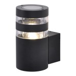 Kinkiet ścienny zewnętrzny IP44 wodoodporny elewacyjny czarny góra