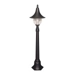 Słupek Zewnętrzny Ogrodowy 115 cm lampa E27 IP44 czarny.