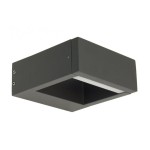 Kinkiet zewnętrzny LED ścienny IP54 antracyt aluminium