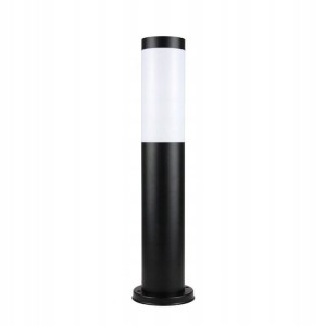 Słupek czarny Zewnętrzny Ogrodowy 45 cm lampa E27 IP44