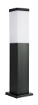 Słupek czarny Zewnętrzny Ogrodowy 45 cm lampa E27 IP44