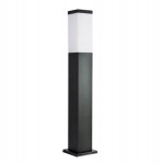 Słupek czarny Zewnętrzny Ogrodowy 65 cm lampa E27 IP44