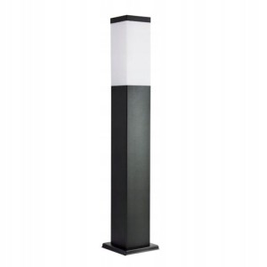 Słupek czarny Zewnętrzny Ogrodowy 65 cm lampa E27 IP44