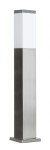 Słupek czarny Zewnętrzny Ogrodowy 65 cm lampa E27 IP44