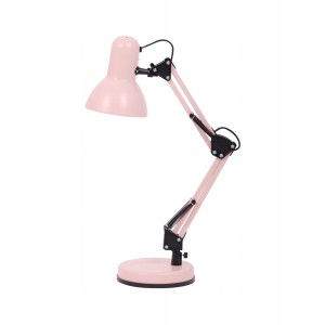 Lampka na biurko kolor różowy 55 cm do pokoju dziecka