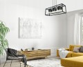 Lampa wisząca sufitowa led loft e27 nad stół ławę do pokoju salonu kuchni liczba punktów światła 3 lemidio-pl