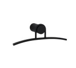 Kinkiet LED czarny 40 cm Barwa neutralna Lampa nad okrągłe lustro lub obraz seria 41