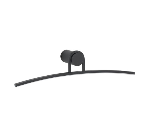 Kinkiet LED czarny 60 cm Barwa neutralna Lampa nad okrągłe lustro lub obraz seria 41 Mystery LED lamp