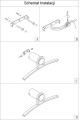 Schemat Instalacji kinkiet LED LDK600NW-41 Mystery LED lamp seria 41