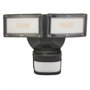 Lampa elewacyjna  LED z czujnikiem ruchu podwójny kinkiet lampa