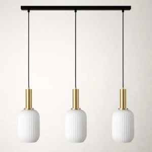 Lampa wisząca LD7883 kolor czarny, patyna, biały