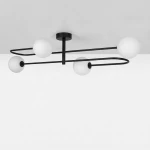 Lampa sufitowa LD7993 kolor czarny, biały