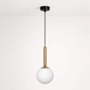 Lampa wisząca LD78912 kolor czarny, biały, patyna