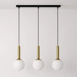 Lampa wisząca LD78931 kolor czarny, patyna, biały