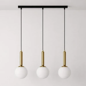 Lampa wisząca LD78931 kolor czarny, patyna, biały