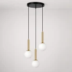 Lampa wisząca LD78932 kolor czarny, patyna, biały