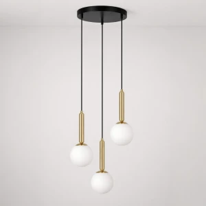 Lampa wisząca LD78932 kolor czarny, patyna, biały