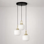 Lampa wisząca LD78933 kolor czarny, patyna, biały