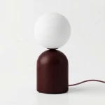 Lampka stołowa / nocna LD79731 kolor burgund, biały
