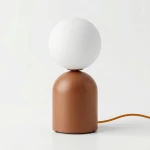Lampka stołowa / nocna LD79732 kolor terakota, biały