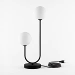Lampka stołowa / nocna LD79931 kolor czarny, biały