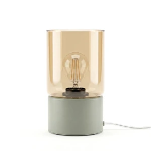 Lampka stołowa / nocna LD79811 kolor szałwia, bursztyn
